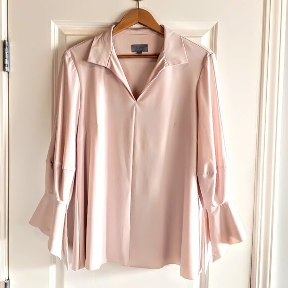 M2057 Maria Pinto Blush Pink Tunic Top - Picture 1 of 5